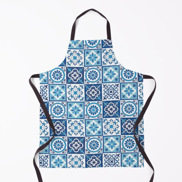 Item preview, Coastal Echo - Mediterranean tiles print designed and sold by hellcom.