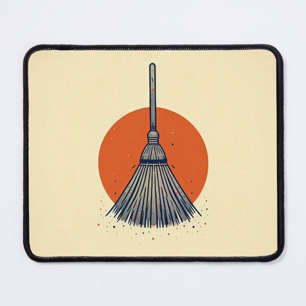Item preview, Broom Minimalism Art Style designed and sold by artofuniverse.