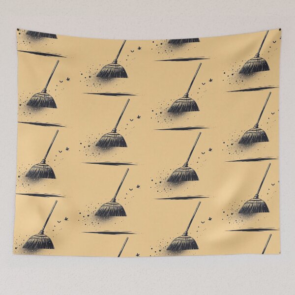 Item preview, Broom Minimalism Art Style designed and sold by artofuniverse.
