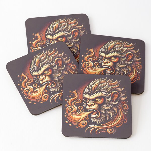 Item preview, Inferno Primate: Fiery Monkey Art designed and sold by Kts20.