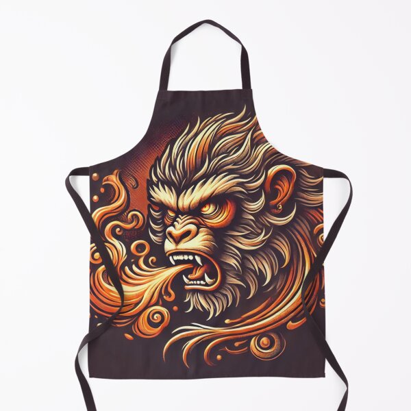 Item preview, Inferno Primate: Fiery Monkey Art designed and sold by Kts20.