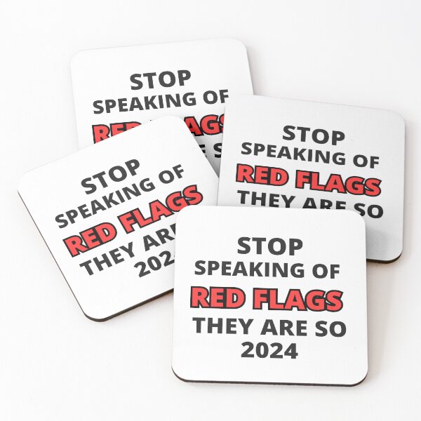 Item preview, Stop speaking of read flags designed and sold by theconfusedangler.