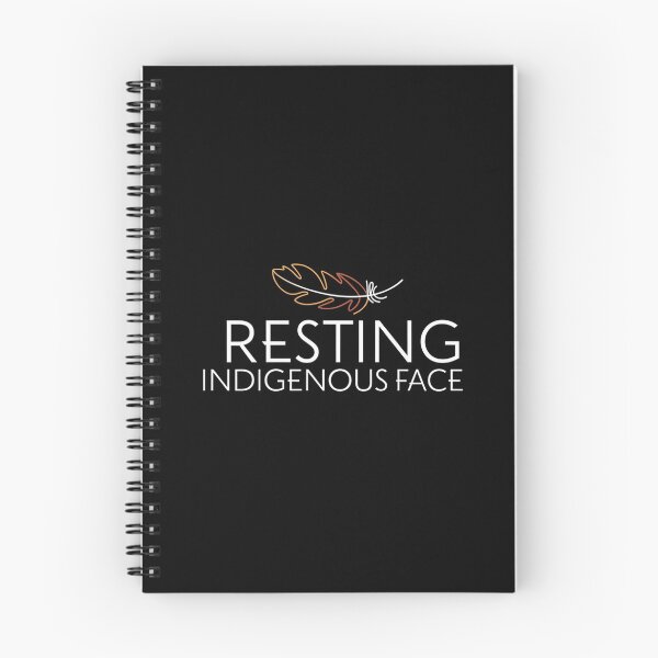 Item preview, Resting Indigenous Face - This gift is perfect for those proud of their heritage who value humor, style, and self-expression. designed and sold by ZyziowskyArt.