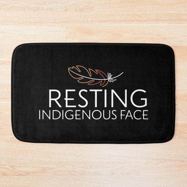 Item preview, Resting Indigenous Face - This gift is perfect for those proud of their heritage who value humor, style, and self-expression. designed and sold by ZyziowskyArt.