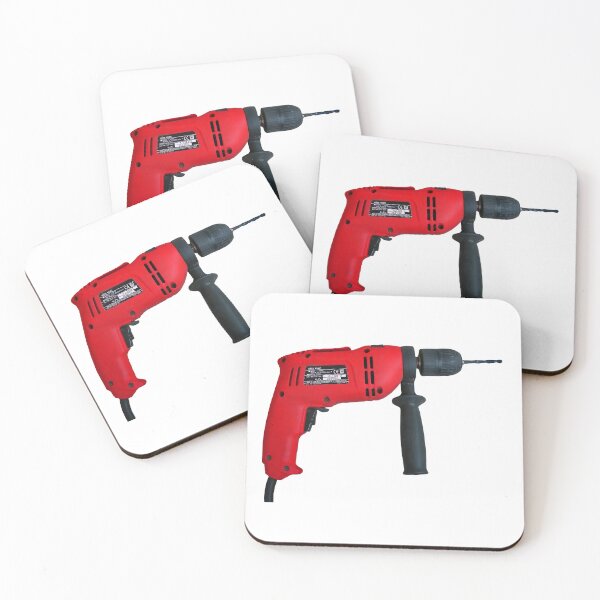 Item preview, Red Electric Power Drill with Bit designed and sold by urzga.