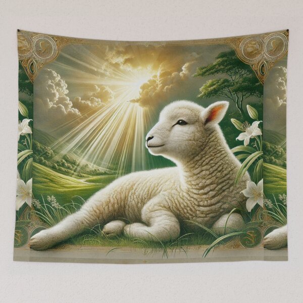Item preview, The Lamb of Light: A Symbol of Peace, Purity, and Divine Grace designed and sold by Meta2Physical.