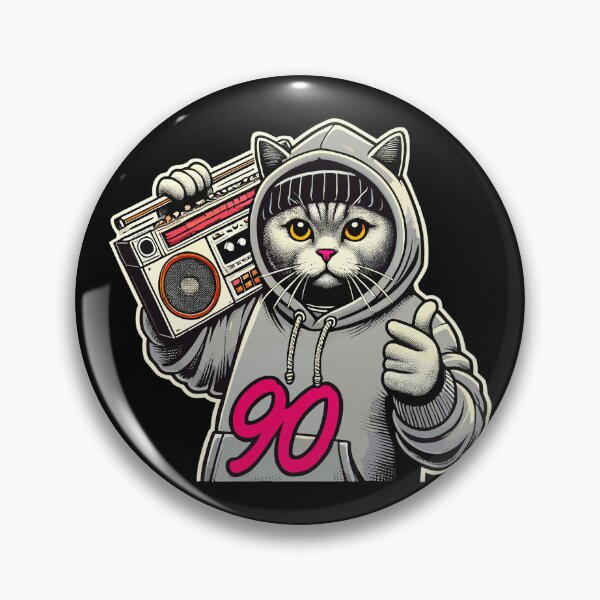Item preview, 90 Ghettoblaster British Shorthair Cat Gift designed and sold by Pineapple-Tree.