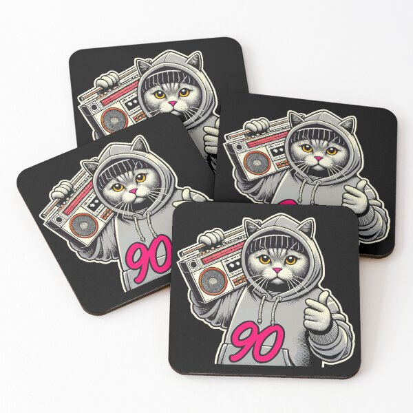 Item preview, 90 Ghettoblaster British Shorthair Cat Gift designed and sold by Pineapple-Tree.