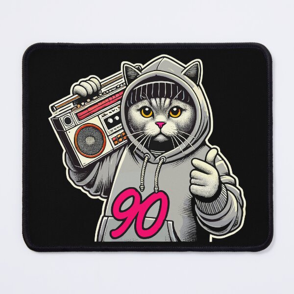 Item preview, 90 Ghettoblaster British Shorthair Cat Gift designed and sold by Pineapple-Tree.
