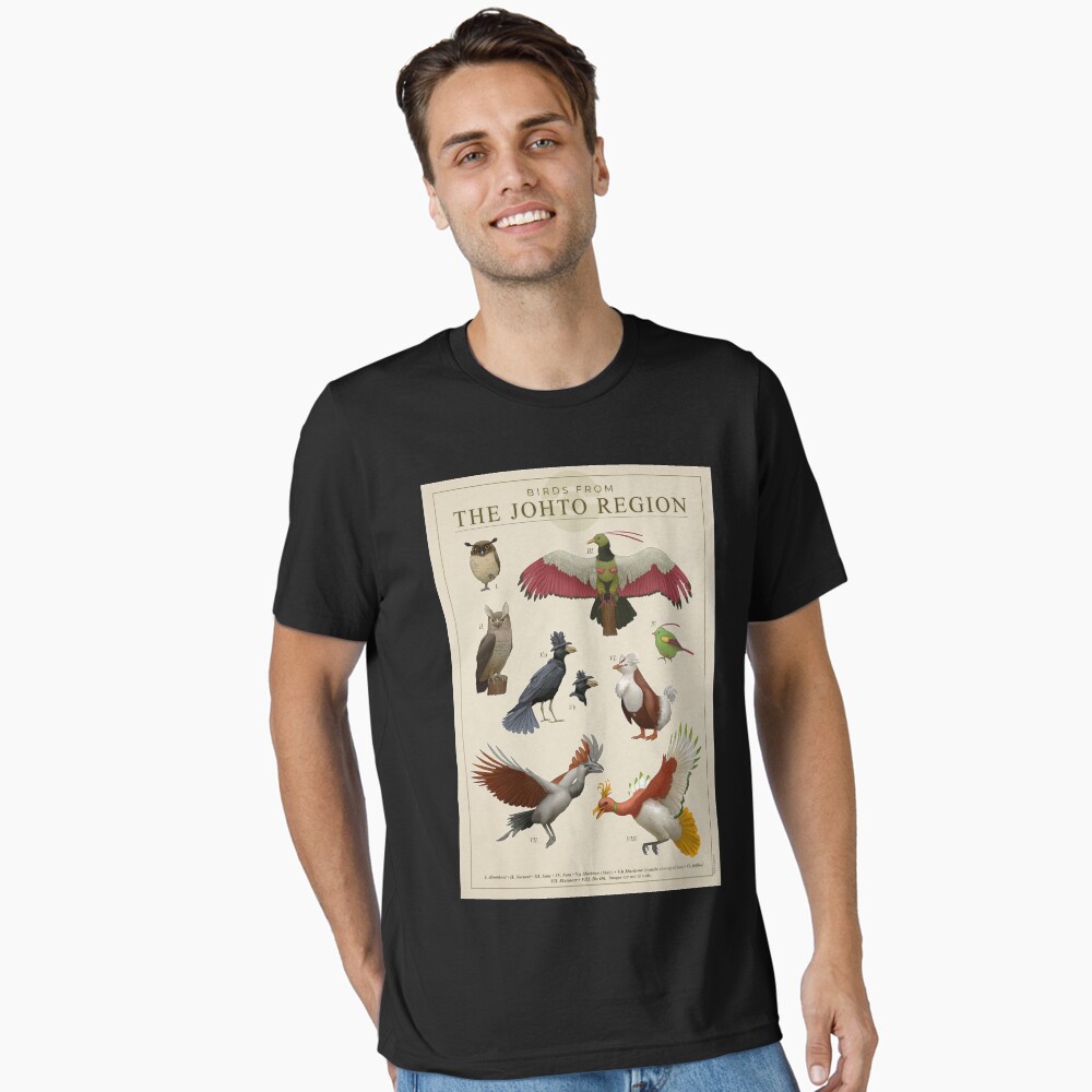 Birds from Johto Poster