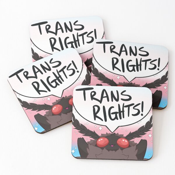 Item preview, Mothman Said Trans Rights!! designed and sold by Beelixir.