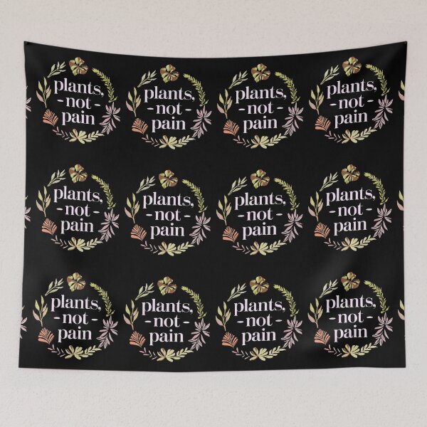 Item preview, Copy of Plants, Not Pain – Minimalist Eco Botanical Design designed and sold by ToxiCool.