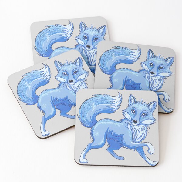 Item preview, Whimsical Ice Fox designed and sold by YounexxART.
