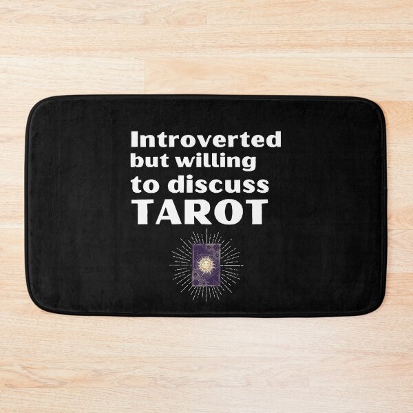 Item preview, Introverted But Willing To Discuss Tarot Funny Introvert Tshirt designed and sold by OldSkullDesigns.