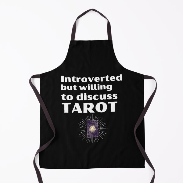 Item preview, Introverted But Willing To Discuss Tarot Funny Introvert Tshirt designed and sold by OldSkullDesigns.