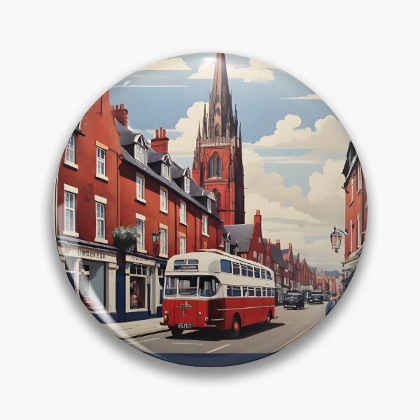 Item preview, Lichfield United Kingdom Vintage Travel Tourism  designed and sold by TravelersGems.