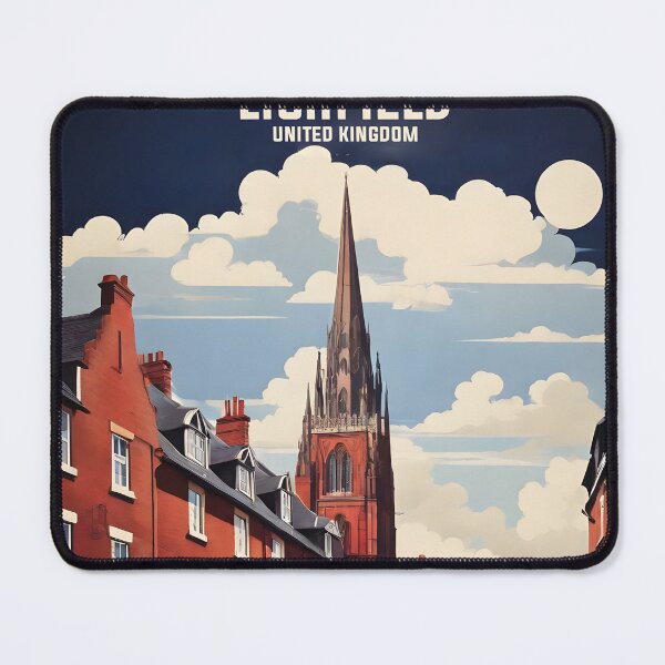 Item preview, Lichfield United Kingdom Vintage Travel Tourism  designed and sold by TravelersGems.