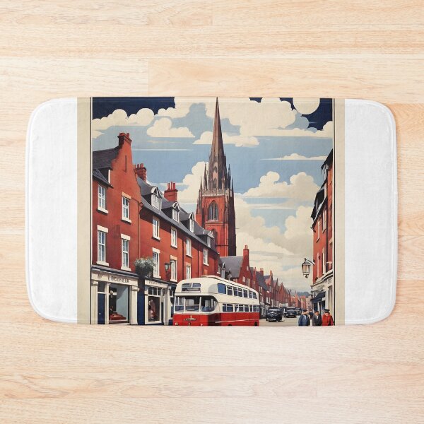 Item preview, Lichfield United Kingdom Vintage Travel Tourism  designed and sold by TravelersGems.