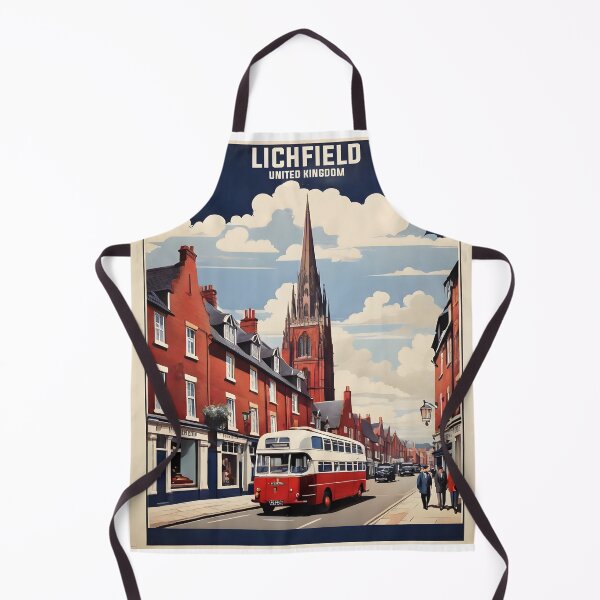 Item preview, Lichfield United Kingdom Vintage Travel Tourism designed and sold by TravelersGems.