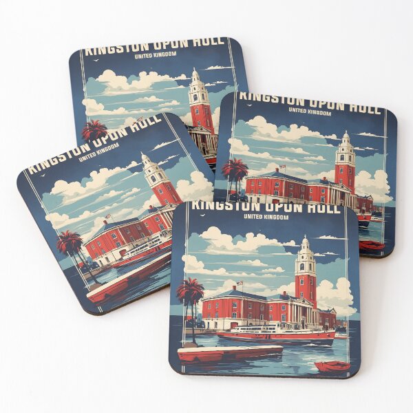 Item preview, Kingston Upon Hull United Kingdom Vintage Travel Tourism  designed and sold by TravelersGems.