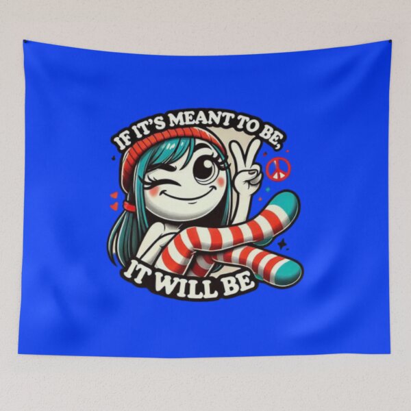 Item preview, IF it's meant to BE, it WILL BE!! PEACE Girly designed and sold by Shs-Kenya.