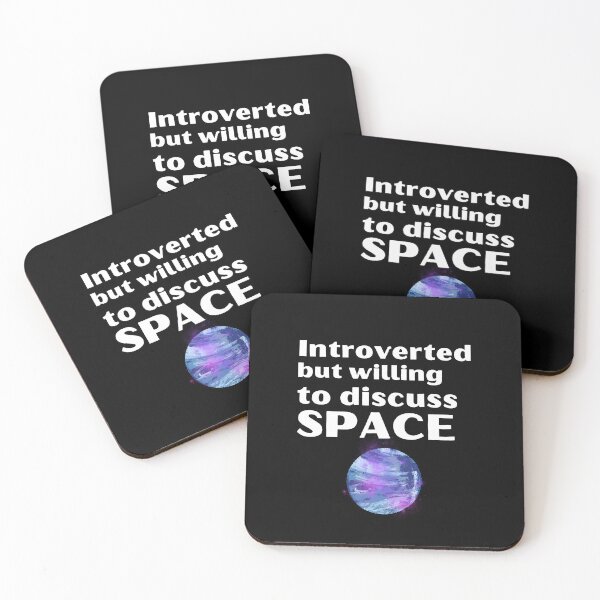 Item preview, Introverted But Willing To Discuss Space Funny Introvert Tshirt designed and sold by OldSkullDesigns.