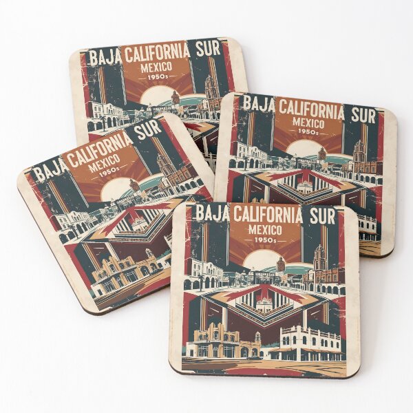 Artikelvorschau, Baja California Sur, Mexiko, Vintages Reise- und Tourismusplakat der 1950er Jahre entworfen und verkauft von TravelersGems.