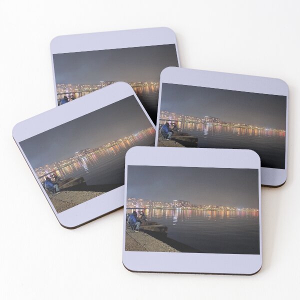 Item preview, Night Fishing by the Waterfront designed and sold by Art By M.