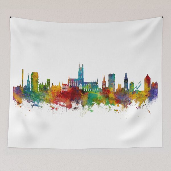 Item preview, Gloucester England Skyline designed and sold by ArtPrints.