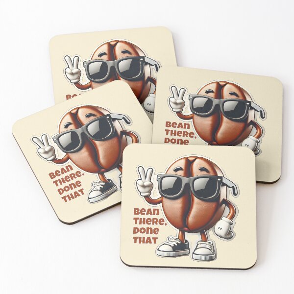 Item preview, Bean There, Done That – Funny Coffee Lover Design designed and sold by Dantin.