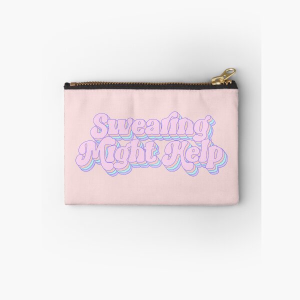Item preview, Swearing Might Help - Funny and Relatable Pastel Text Design designed and sold by Jess.a.creates.