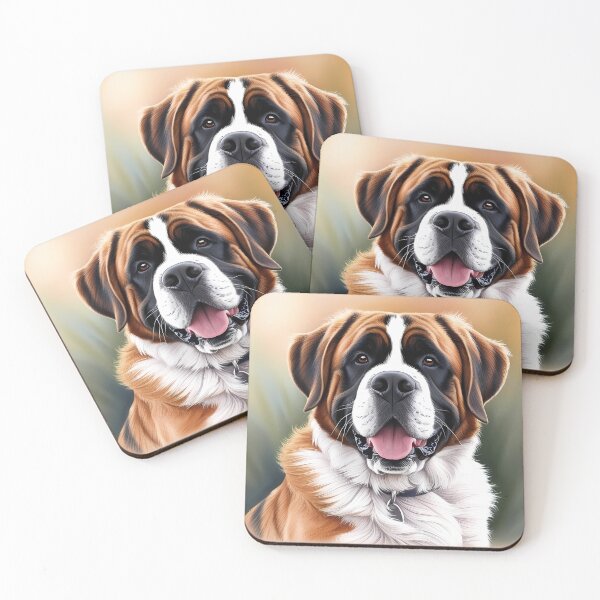 Item preview, Smiling Saint Bernard  designed and sold by RoadMail.