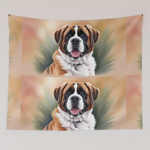 Item preview, Smiling Saint Bernard  designed and sold by RoadMail.