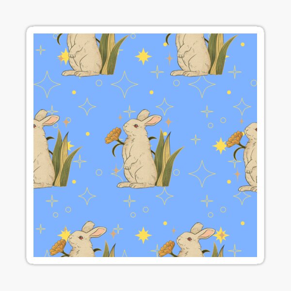 Item preview, A cute little bunny among the stars designed and sold by Napansukk.