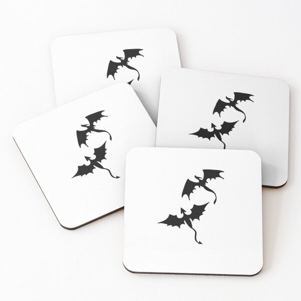 Item preview, dragons designed and sold by Kama black&white.