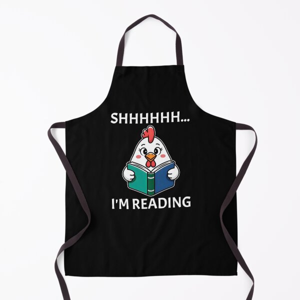 Item preview, Shh I'm Reading Book Reading Chicken Funny Bookworm Book Lover Reader designed and sold by KLArtzStore.
