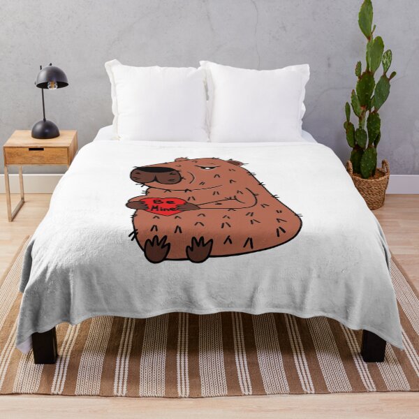 Item preview, Capybara Valentine designed and sold by Sartoris Art.