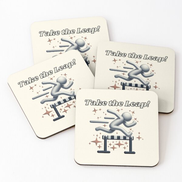 Item preview, Take the Leap - Motivational Hurdle Design designed and sold by Dantin.