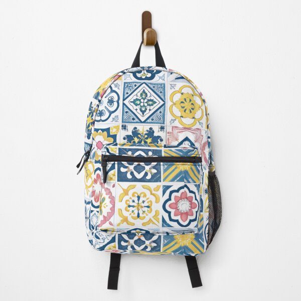 Item preview, Azure coast - Mediterranean tiles print designed and sold by hellcom.