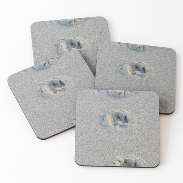 Item preview, Dog Paw Prints in the Sand - Bamburgh Beach, Northumberland designed and sold by Richard Flint.