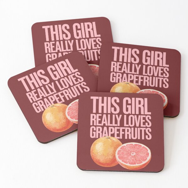 Item preview, This Girl Really Loves Grapefruits - Fruity Fun Design designed and sold by Serbin.