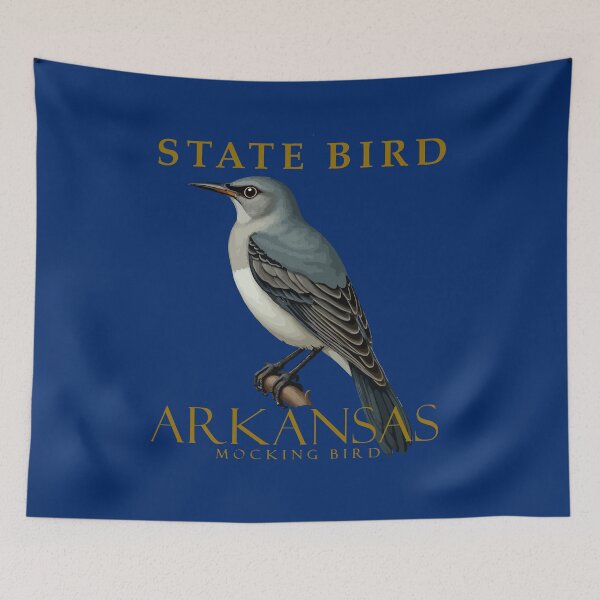 Item preview, Arkansas Mockingbird Bird Design designed and sold by taiche.