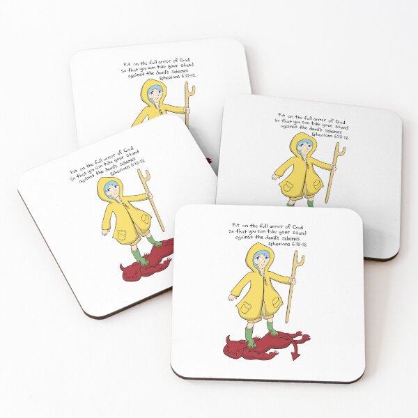 Item preview, Luce Vatican Anime Mascot 2025 Jubillee Bible Verse Ephesians 6:10 -12 Stand against the devil designed and sold by KatelynMitalski.