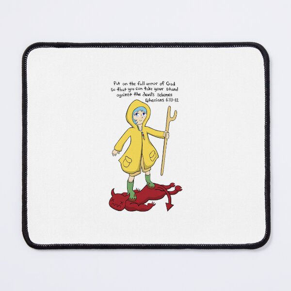 Item preview, Luce Vatican Anime Mascot 2025 Jubillee Bible Verse Ephesians 6:10 -12 Stand against the devil designed and sold by KatelynMitalski.