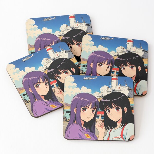 Item preview, Windhoek Namibia Retro Anime Girl 80s Vintage Travel designed and sold by Retro-Anime9.