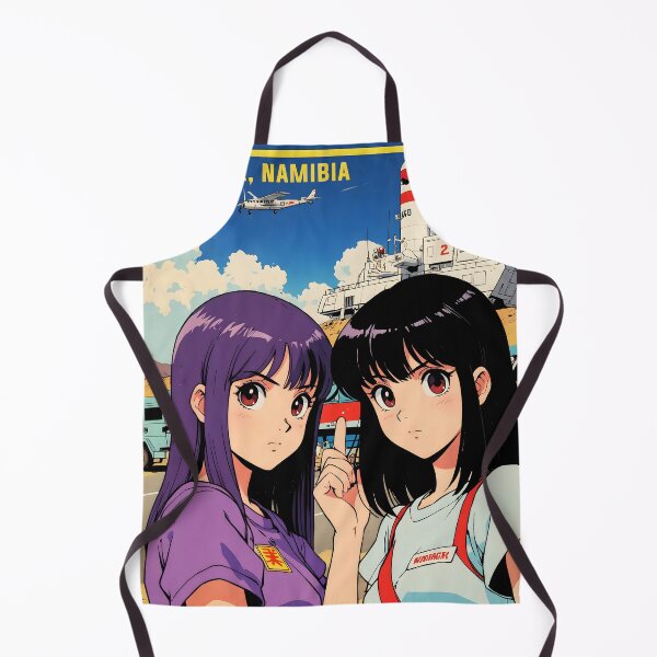 Item preview, Windhoek Namibia Retro Anime Girl 80s Vintage Travel designed and sold by Retro-Anime9.