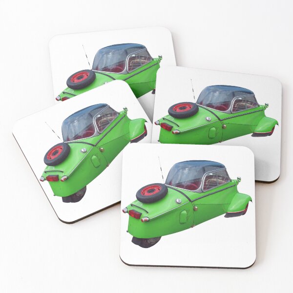 Item preview, Vintage Green Three-Wheeled Microcar designed and sold by urzga.