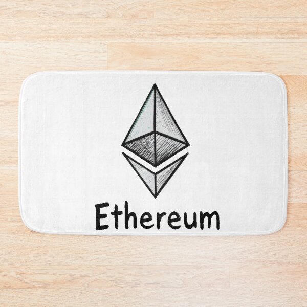 Item preview, Ethereum Symbol Drawing designed and sold by RebelPaintBrush.