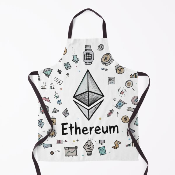 Item preview, Ethereum Symbol Surrounded by Blockchain and Finance Icons designed and sold by RebelPaintBrush.