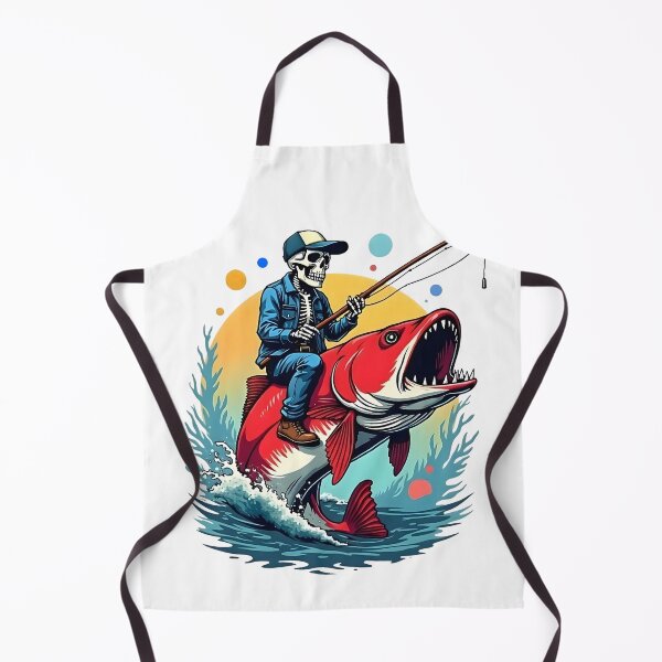 Item preview, Red Monster Fish and Skeleton Rider Design  designed and sold by Casanova7000.